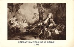 VINTAGE POSTCARD Portrait Of Antoine Of Castling Fere