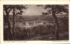 VINTAGE POSTCARD The August moon Cecil G Lawson