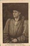 VINTAGE POSTCARD Jean Fouquet Portrait of a Lord