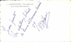 POSTAL MODERNA opinión y el puente Sidi Rached de Constantina