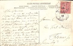 VINTAGE POSTCARD Salon 1906 Hauffbauer Triumphs over a condottiere