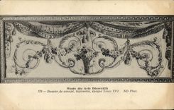 CPA Musee Des Arts Decoratifs Dossier de canape Epoque Louis XVI