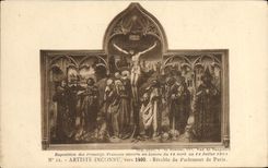 CPA Artiste Inconnu Vers Retable Du Parlement de Paris Louvre