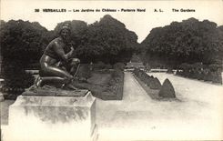 CPA Versailles les Jardins du Chateau Parterre Nord