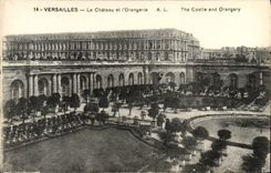 CPA Versailles Le chateau et L'Orangerie