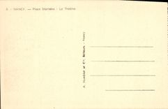 CPA Nancy Place Stanislas Le Theatre 