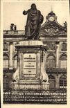 CPA Nancy Fronton de L'Hotel de Ville Statue de Lanislas