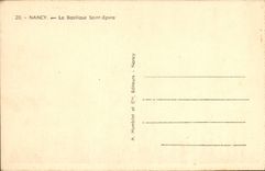 CPA Nancy La Basilique Saint Epvre