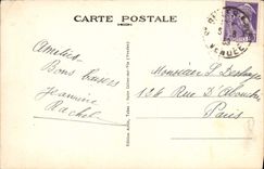 POSTAL Croix de Vie Gil santo de la VENDIMIA la playa