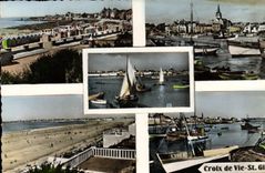 VINTAGE POSTCARD Croix de Vie Holy Gilles