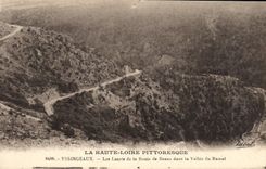 VINTAGE POSTCARD Yssingeaux alcets of the road the Beautiful ones in the valley of Ramel