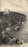 VINTAGE POSTCARD Biarritz the Lighthouse and the Room of Love
