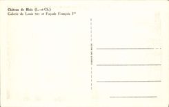 CPA Blois Chateau de Galerie de Louis XII et Facade Francois 1er