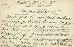 VINTAGE POSTCARD Entered Nantes of the Castle the Bridge Levis Militaria Soldier