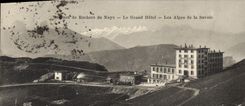 CPA Sommet de rochers de Naye Le grand Hotel Les Alpes de Savoie 