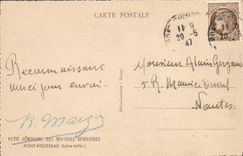 VINTAGE POSTCARD Company of the African Missions French Western Africa Lyon Gambetta Course