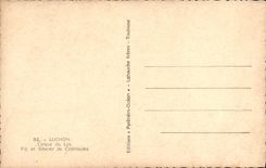 VINTAGE POSTCARD Luchon Circus Of the Lily Peak And De Crabioules