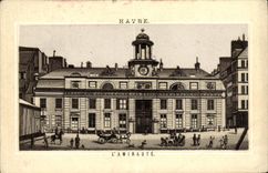 Puerto el Ministerio de marina de la POSTAL de la VENDIMIA