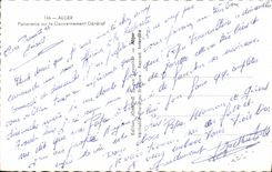 POSTAL MODERNA panorama de Argel en el general gobierno