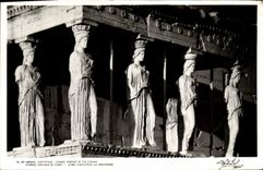 VINTAGE POSTCARD Athens Gantry De Cores