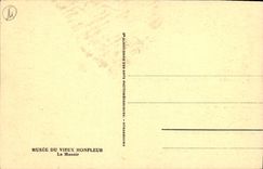 VINTAGE POSTCARD Museum Of the Honfleur Old man the Manor