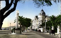 MODERN CARD Nice the Walk Of Angels And the Negresco Hotel