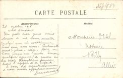 VINTAGE POSTCARD the Vosges Walkers