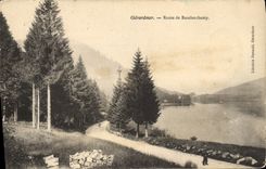 VINTAGE POSTCARD Gerardmer Road De Ramberchamp
