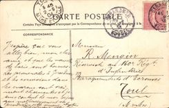 VINTAGE POSTCARD Gerardmer Road De Ramberchamp