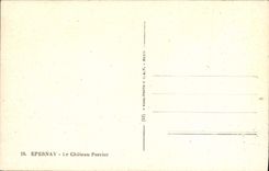 CPM Epernay Le Chateau Perrier