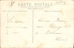 VINTAGE POSTCARD Trawl-nets On the Marne Carnot Monument