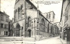 VINTAGE POSTCARD Trawl-nets On the Marne Church Alpine St Built About 1136 By the Bishop Of Geoffroy Trawl-nets 1st