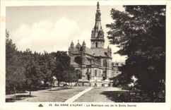 VINTAGE POSTCARD co. Anne d' Auray the Basilica Seen Of Scala Sancta