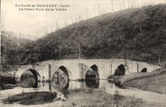 CPA La Foret De Mervent Le Vieux Pont De La Vallee