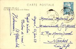 CPA Angers Les Bords De La Maine Et Le Chateau