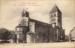 VINTAGE POSTCARD the High Garonne St Gaudens the Collegiate Church