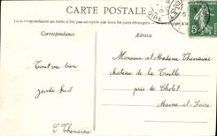 VINTAGE POSTCARD Epesses Puy Of the Insane Castle Renaissance