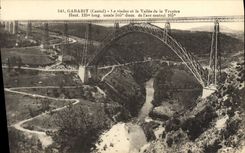 VINTAGE POSTCARD Garabit the Viaduct And the Valley Of Truyere