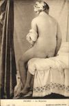 VINTAGE POSTCARD Ingres the Bather Museum Of Louvre Paris