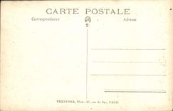 VINTAGE POSTCARD Living room Paris 1938 To remember of Indo-China