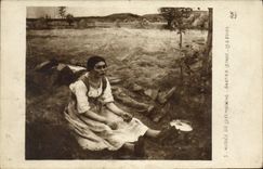 VINTAGE POSTCARD Museum Of Luxembourg Bastien Lerage Hays