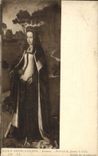 VINTAGE POSTCARD Ecole Dutchwoman Carried Of Jeanne Insane the Museum Of Brussels