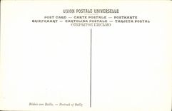 VINTAGE POSTCARD To bend Portrait De Bailly Room of the play of Palm Museum Of Versailles