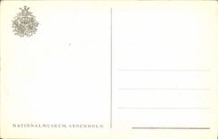 VINTAGE POSTCARD Alexander Roslin Portrait AV the Baroness De Neubourg Cromiere