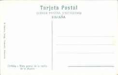 POSTAL Córdoba Vista de la VENDIMIA general de Capilla de Masura