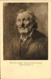 VINTAGE POSTCARD Museum Of Grenoble Fragonard Head of old man