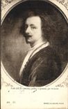 VINTAGE POSTCARD Van Dyck Painter And Graveur By Him Same Museum Of Louvre Paris