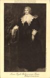VINTAGE POSTCARD Royal Galleries Of Tables Cassel Portrait of a lady Avan Dyck