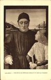 VINTAGE POSTCARD Ghirlandajo Portraits De Francesco Sasselti And His/her Teodoro Son