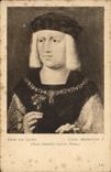 VINTAGE POSTCARD Lucas Van Leyden Kaiser Maximilain